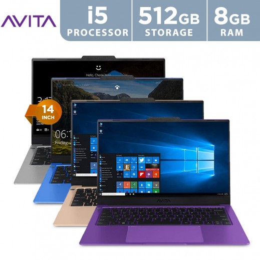 Avita Liber V14 LapTop - Intel Core i5-10th Generation - 8 GB RAM - 512 GB SSD - 1 Year Warranty