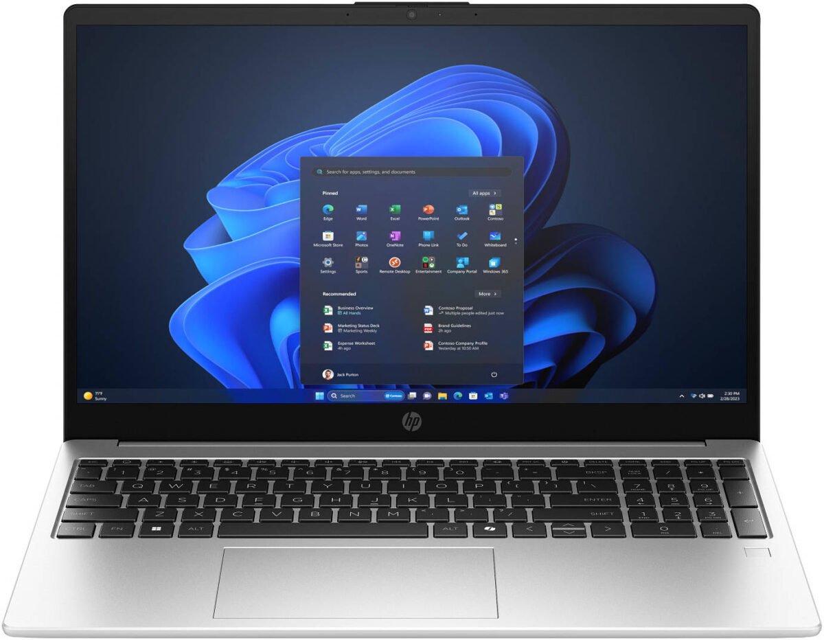 Sva Display HP 250R G10 Laptop, 15.6″ FHD SVA Display, Intel Core 7-150U, 8 GB RAM ...