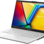 ASUS Vivobook Go 14 Laptop E1404GA, 14 Inches FHD Nano Edge Display, Intel Core i3-N305, 8GB RAM, 256 GB SSD, Intel Iris Xe Graphics, Silver - 1 year warranty