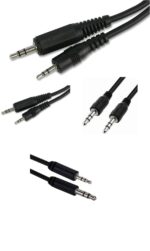 AUDIO/AUX EXTENSION JACK CABLE 2.5 MM MALE TO 3.5 MM MALE - 1.5 Meter