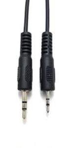 AUDIO/AUX EXTENSION JACK CABLE 2.5 MM MALE TO 3.5 MM MALE - 1.5 Meter - Image 2