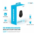 Pawa 6D Wireless Mouse With Auto Sleep Function Black - Image 4