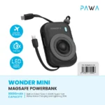 Pawa Wonder Mini Magsafe Powerbank 10000mAh-Black - Image 3