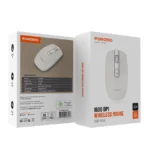 Porodo 2.4G Wireless and Bluetooth Rechargeable Moue DPI 1600 - White - Image 5
