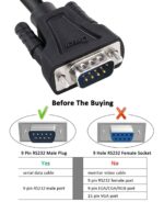 9 Pin male To male Cable 1.5 mtr - Image 4