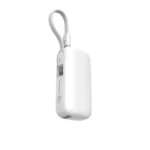 Powerology PD 20W QC 18W PP065 5000mAh power Bank - White - Image 2