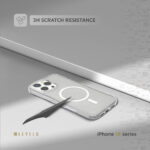 Levelo MagSafe Clara Case for iPhone 16 Pro / Pro Max - Clear - Image 2