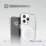 Levelo MagSafe Clara Case for iPhone 16 Pro / Pro Max - Clear - Image 5