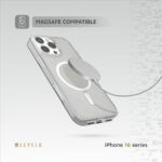 Levelo MagSafe Clara Case for iPhone 16 Pro / Pro Max - Clear - Image 6