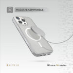 Levelo MagSafe Clara Case for iPhone 16 Pro / Pro Max - Clear - Image 8