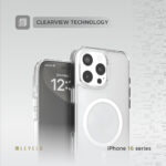 Levelo MagSafe Clara Case for iPhone 16 Pro / Pro Max - Clear - Image 9
