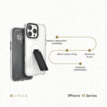Levelo Morphix Magsafe Grip Case for iPhone 16 ProMax/Pro - Image 5