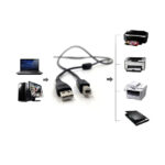 HEATZ Printer Cable 3M, Black  ZT35 - صورة 3