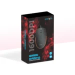 Pawa Wired Gaming Mouse With 1600DPI-Black - Image 6
