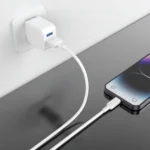 3A USB-A TO Lightning Quick Charging PVC Cable PW122 | White - Image 2