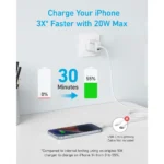 Anker Charger Powerport 20W USB C Gan Charger A2348 - صورة 3