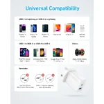 Anker Charger Powerport 20W USB C Gan Charger A2348 - صورة 5