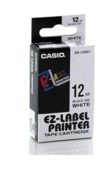 Casio 18mm Black-On-White Standard Label Tape (XR-18WE1)