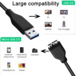USB 3.0 Cable A to Micro B high Speed HDD Cable 0.5m - صورة 3