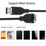 USB 3.0 Cable A to Micro B high Speed HDD Cable 0.5m - صورة 2